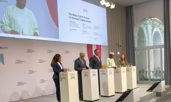 تشاد من هامبورغ: أزمة النزوح تضغط على الموارد ومطالبات بتعبئة دولية لدعم الاستجابة الإنسانية والتنموية